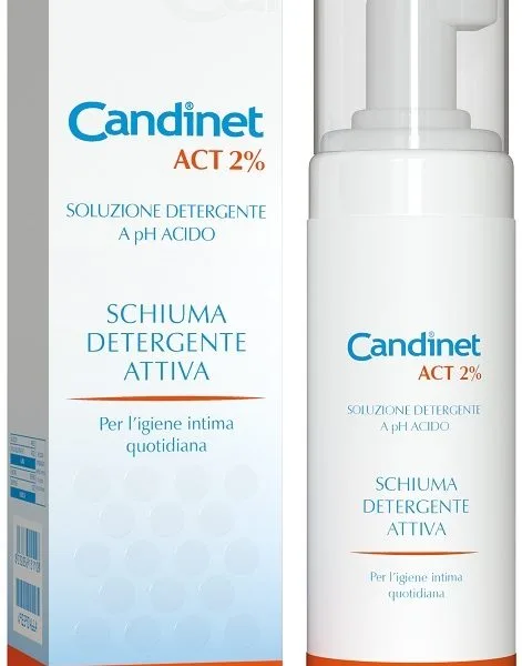 CANDINET ACT 2% SCHIUMA DETERGENTE ATTIVA 150 ML