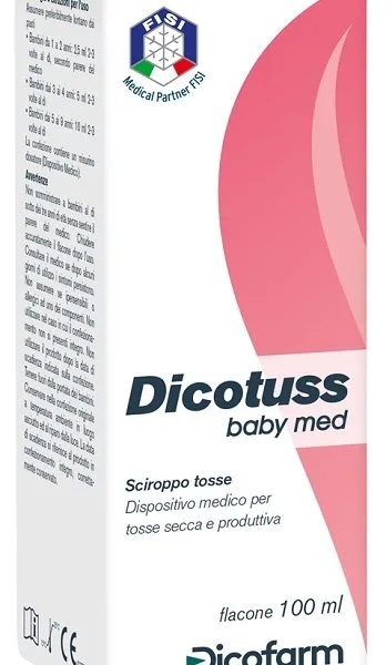 SCIROPPO TOSSE DICOTUSS BABY MED 100 ML GUSTO FRAGOLA DI BOSCO