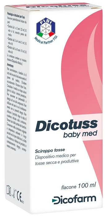 SCIROPPO TOSSE DICOTUSS BABY MED 100 ML GUSTO FRAGOLA DI BOSCO