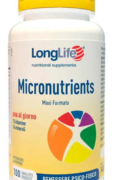 LONGLIFE MICRONUTRIENTS 100 TAVOLETTE RIVESTITE