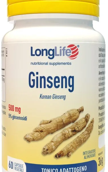LONGLIFE GINSENG 5% 60 CAPSULE VEGETALI