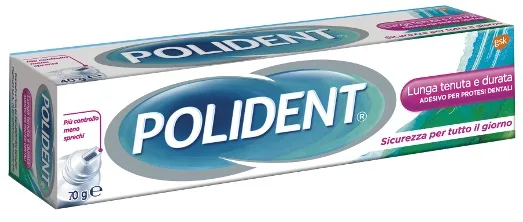 ADESIVO PROTESI DENTALI POLIDENT LUNGA TENUTA 70 G