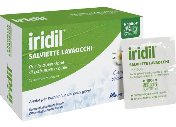 IRIDIL SALVIETTINE LAVAOCCHI 28 PEZZI