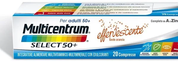 MULTICENTRUM SELECT EFFERVESCENTE 20 COMPRESSE