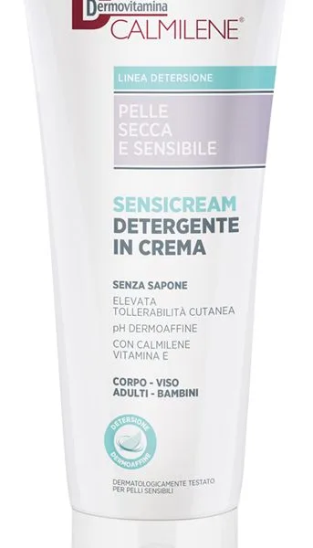 DERMOVITAMINA CALMILENE SENSICREAM DETERGENTE IN CREMA SENZA SAPONE PER PELLE SECCA E SENSIBILE 250 ML