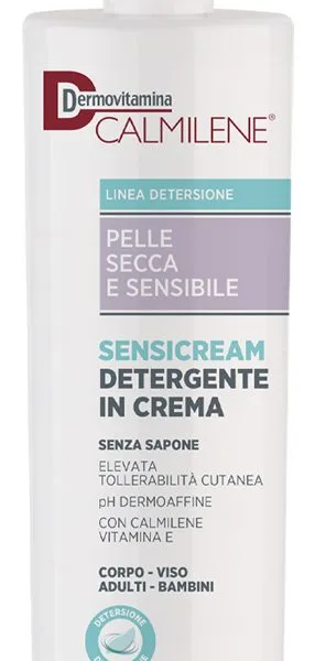 DERMOVITAMINA CALMILENE SENSICREAM DETERGENTE IN CREMA SENZA SAPONE PER PELLE SECCA E SENSIBILE 500 ML