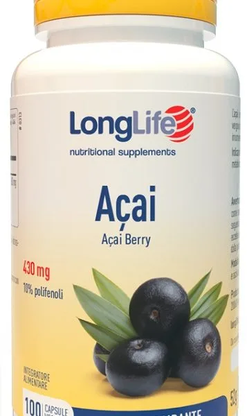 LONGLIFE ACAI 100 CAPSULE VEGETALI