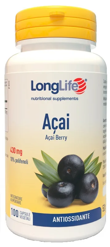LONGLIFE ACAI 100 CAPSULE VEGETALI
