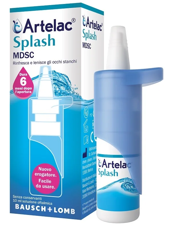 ARTELAC SPLASH GOCCE OCULARI 10 FLACONCINI MONODOSE 0,5 ML