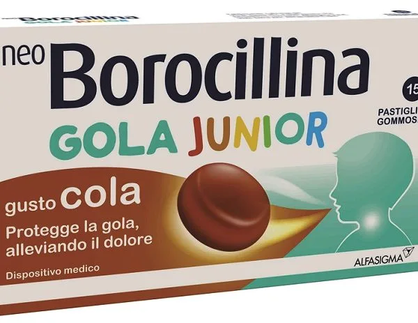 NEOBOROCILLINA GOLA JUNIOR 15 PASTIGLIE GUSTO COLA