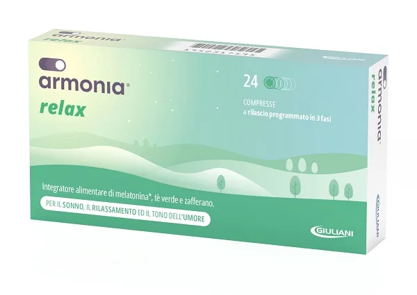 ARMONIA RELAX 1 MG A BASE DI MELATONINA 24 COMPRESSE