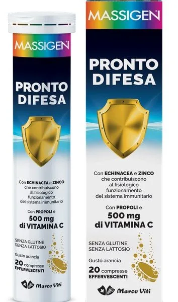 MASSIGEN PRONTO DIFESA 20 COMPRESSE EFFERVESCENTI