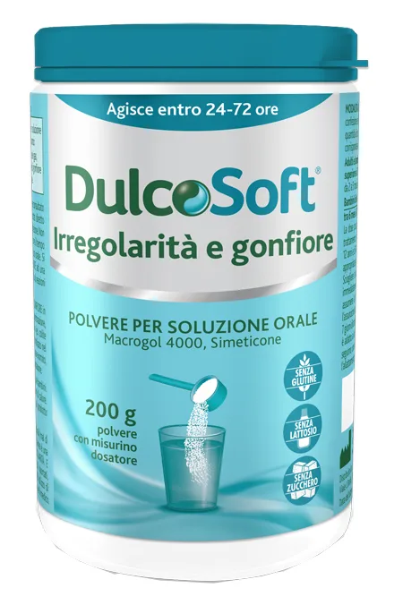 DULCOSOFT IRREGOLARITA' E GONFIORE POLVERE SOLUBILE 200 G