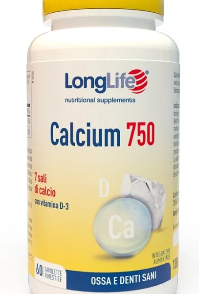 LONGLIFE CALCIUM 750 MG 60 TAVOLETTE