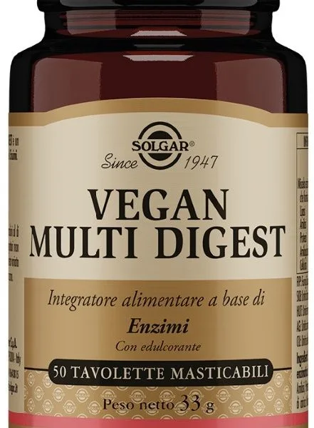 VEGAN MULTI DIGEST 50 TAVOLETTE MASTICABILI