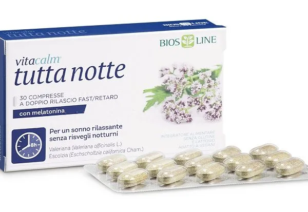 VITACALM TUTTA NOTTE CON MELATONINA 60 COMPRESSE