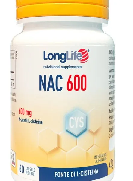 LONGLIFE NAC 600MG 60 CAPSULE
