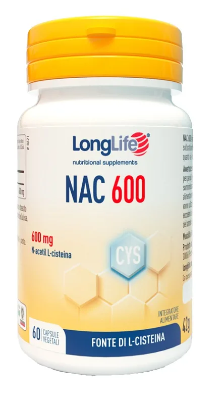 LONGLIFE NAC 600MG 60 CAPSULE