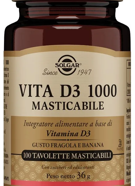 VITA D3 1000 100 TAVOLETTE MASTICABILI