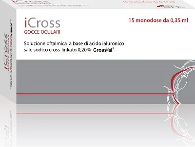 ICROSS SOLUZIONE OFTALMICA ACIDO IALURONICO CROSS-LINKATO 0,2% 15 MONODOSI DA 0,35 ML