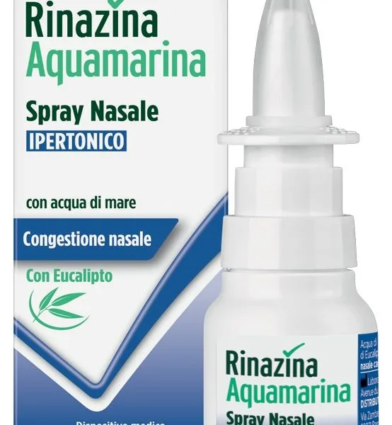 RINAZINA AQUAMARINA SPRAY NASALE IPERTONICO CON EUCALIPTO 20 ML