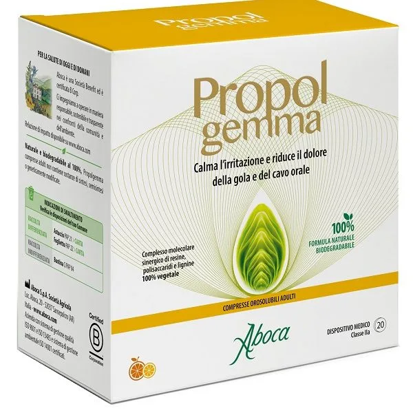 PROPOLGEMMA 20 COMPRESSE OROSOLUBILI ADULTI 1,50 G