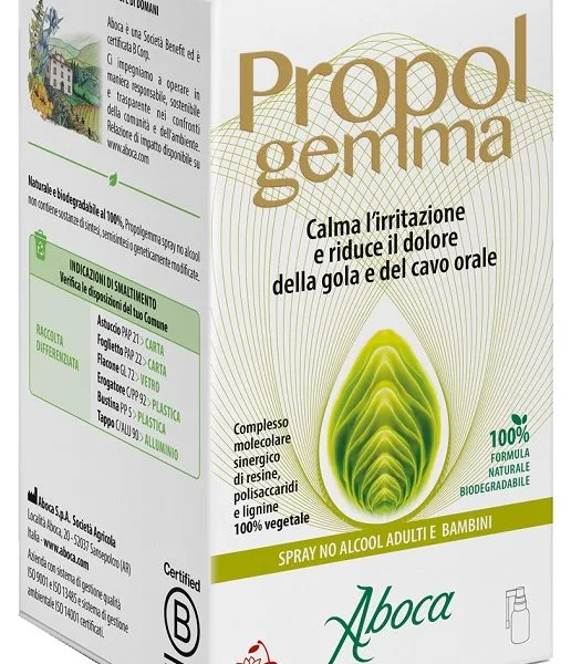 PROPOLGEMMA SPRAY NO ALCOOL BAMBINI E ADULTI 30 ML