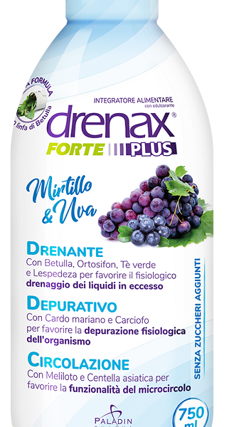DRENAX FORTE PLUS ORIGINALE CON MIRTILLO E UVA 750 ML