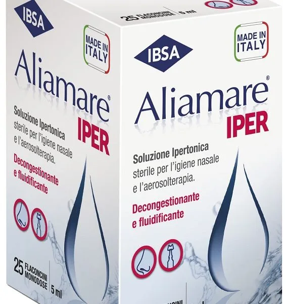 ALIAMARE IPER 25 FLACONCINI IPERTONICI DA 5 ML