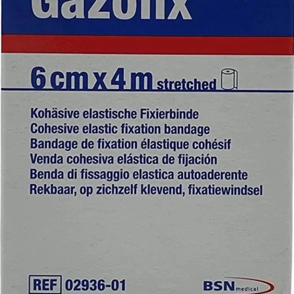 BENDA ELASTICA AUTOADESIVA GAZOFIX 6X400 CM