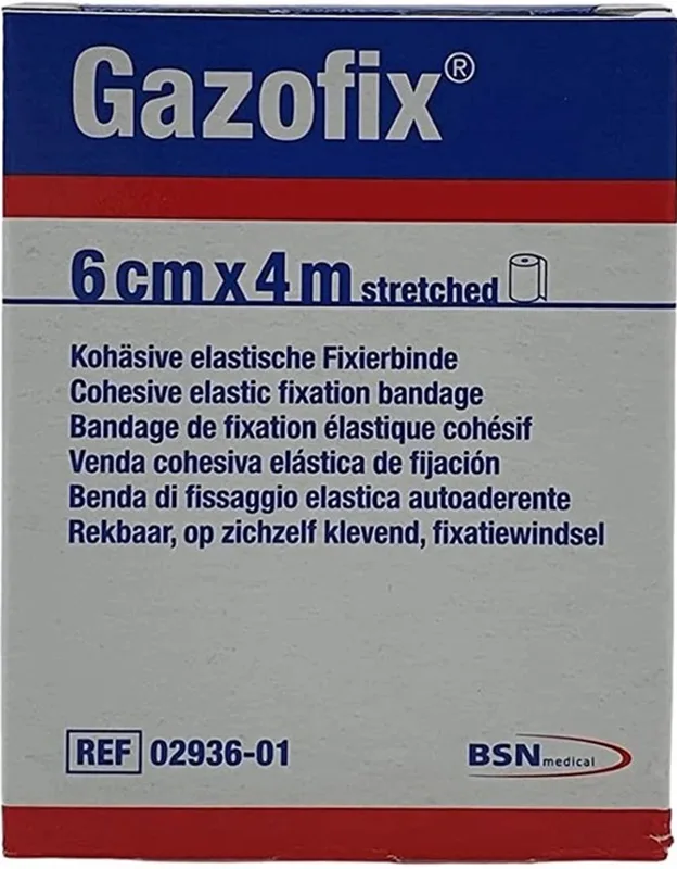 BENDA ELASTICA AUTOADESIVA GAZOFIX 6X400 CM