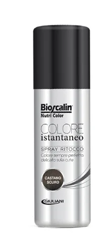 BIOSCALIN NUTRICOLOR SPRAY COLORE ISTANTANEO CASTANO SCURO 75 ML