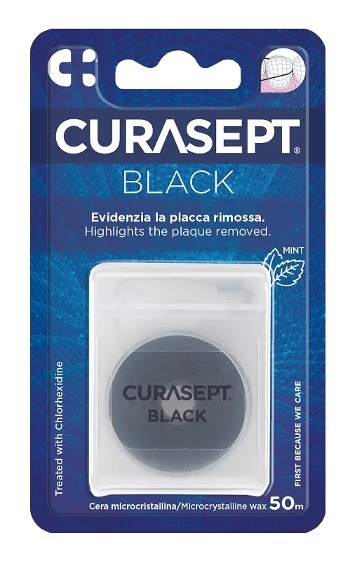 CURASEPT FLOSS CERATO NERO CLOREXIDINA