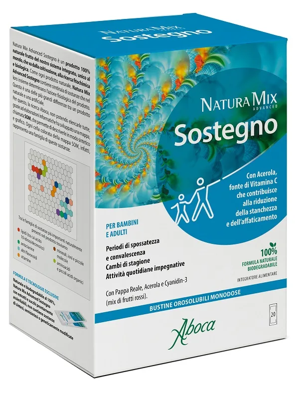 NATURA MIX ADVANCED SOSTEGNO OROSOLUBILE 20 BUSTINE