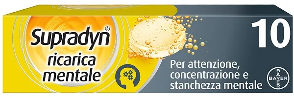 SUPRADYN RICARICA MENTALE 10 COMPRESSE