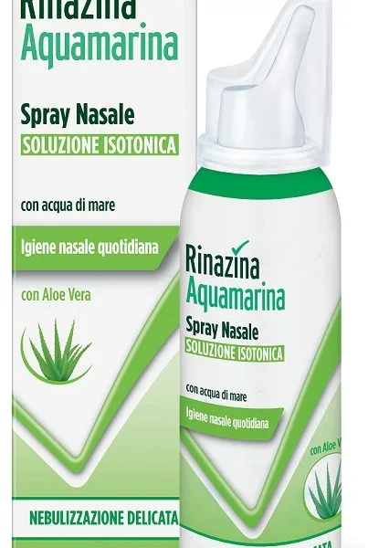 RINAZINA AQUAMARINA ISOTONICA ALOE SPRAY NEBULIZZAZIONE DELICATA 100 ML