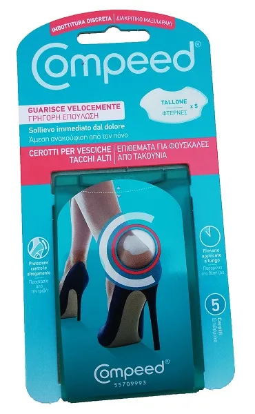 CEROTTO COMPEED VESCICHE TACCHI ALTI 5 PEZZI