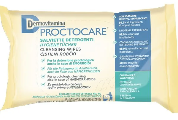 DERMOVITAMINA PROCTOCARE SALVIETTE DETERGENTI 15 PEZZI