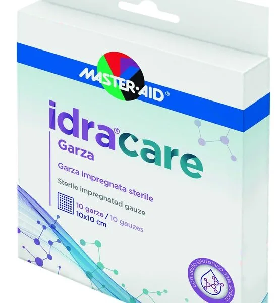 MASTER-AID IDRACARE GARZA IMPREGNATA 10X10 CM 10 PEZZI
