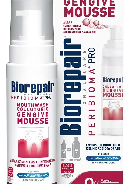 BIOREPAIR ORAL CARE PERIBIOMA PRO COLLUTORIO GENGIVE MOUSSE 200 ML