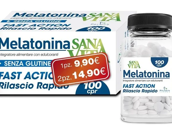 SANAVITA MELATONINA 100 COMPRESSE