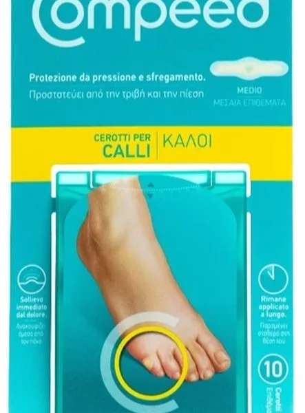 COMPEED CEROTTI PER CALLI MEDIO 10 PEZZI