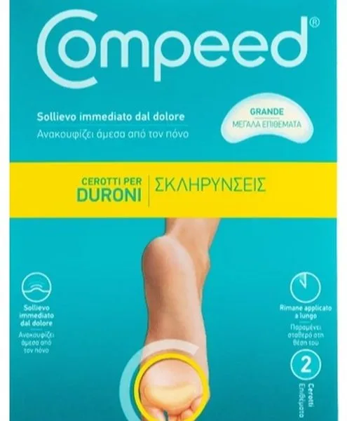 COMPEED CEROTTI PER DURONI LARGO 2 PEZZI