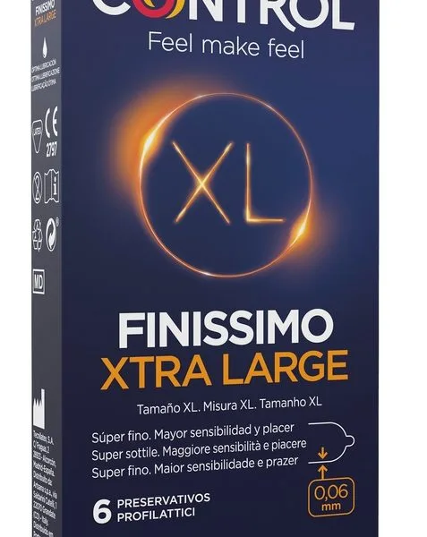 CONTROL FINISSIMO XTRA LARGE 6 PEZZI
