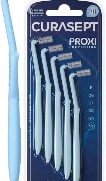 CURASEPT PROXI ANGLE P11 AZZURRO/LIGHT BLUE 5 PEZZI