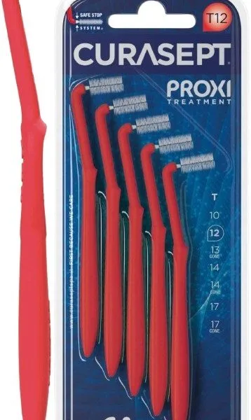 CURASEPT PROXI ANGLE T12 ROSSO/RED 5 PEZZI