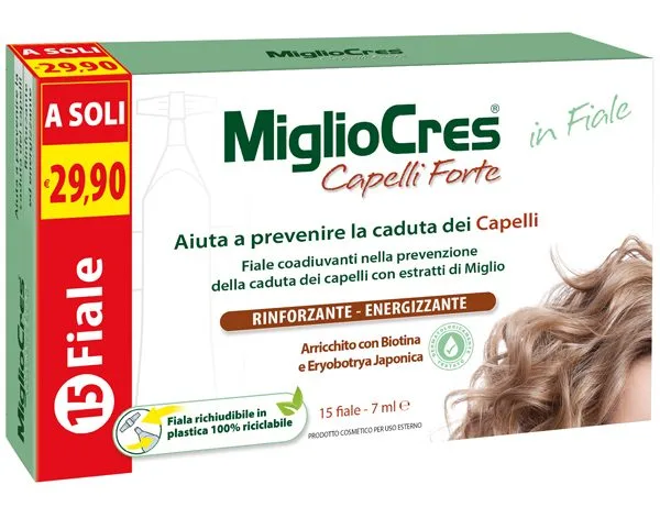 MIGLIOCRES CAPELLI FORTE 15 FIALE X 7 ML