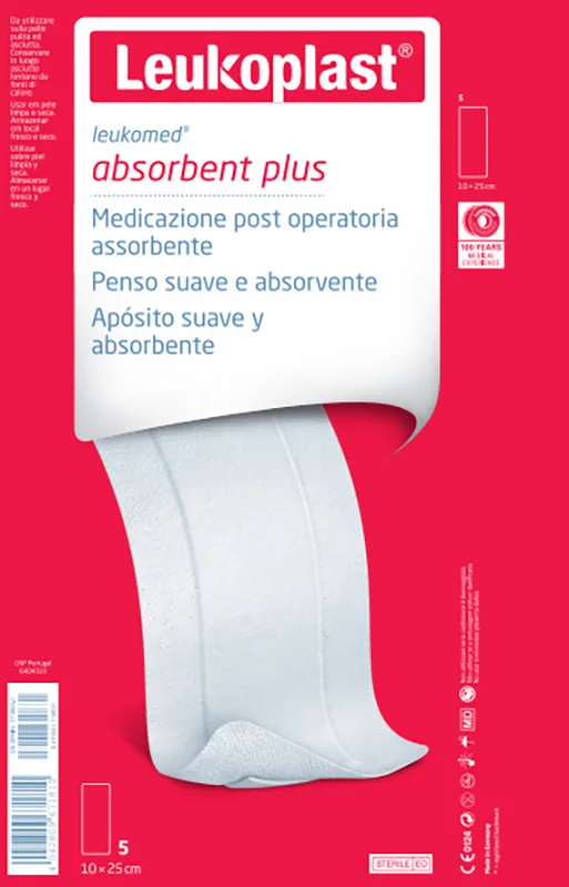 LEUKOMED MEDICAZIONE POST-OPERATORIA IN TESSUTO NON TESSUTO 10 X 25 CM