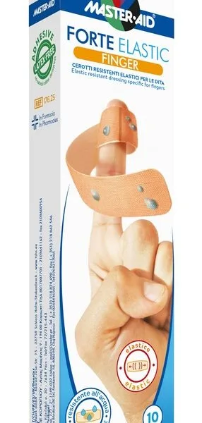 CEROTTO MASTER-AID ELASTIC FINGER 10 PEZZI