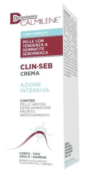 DERMOVITAMINA CALMILENE CLIN-SEB CREMA AZIONE INTENSIVA PER PELLE CON TENDENZA A DERMATITE SEBORROICA 50 ML